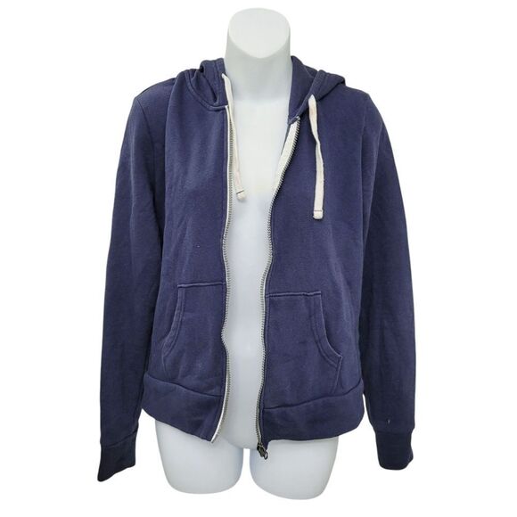 2/$20 George Navy Blue Zipper Up Hoodie Jacket Size: XS - Picture 6 of 13